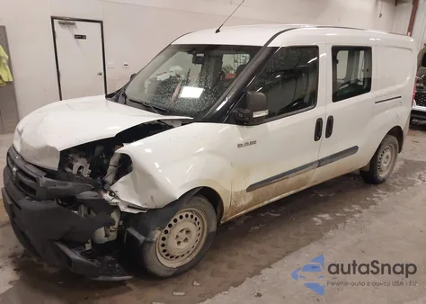 2017 Ram Promaster City Tradesman z USA, uszkodzony, nr VIN ZFBERFAB7H6E56672